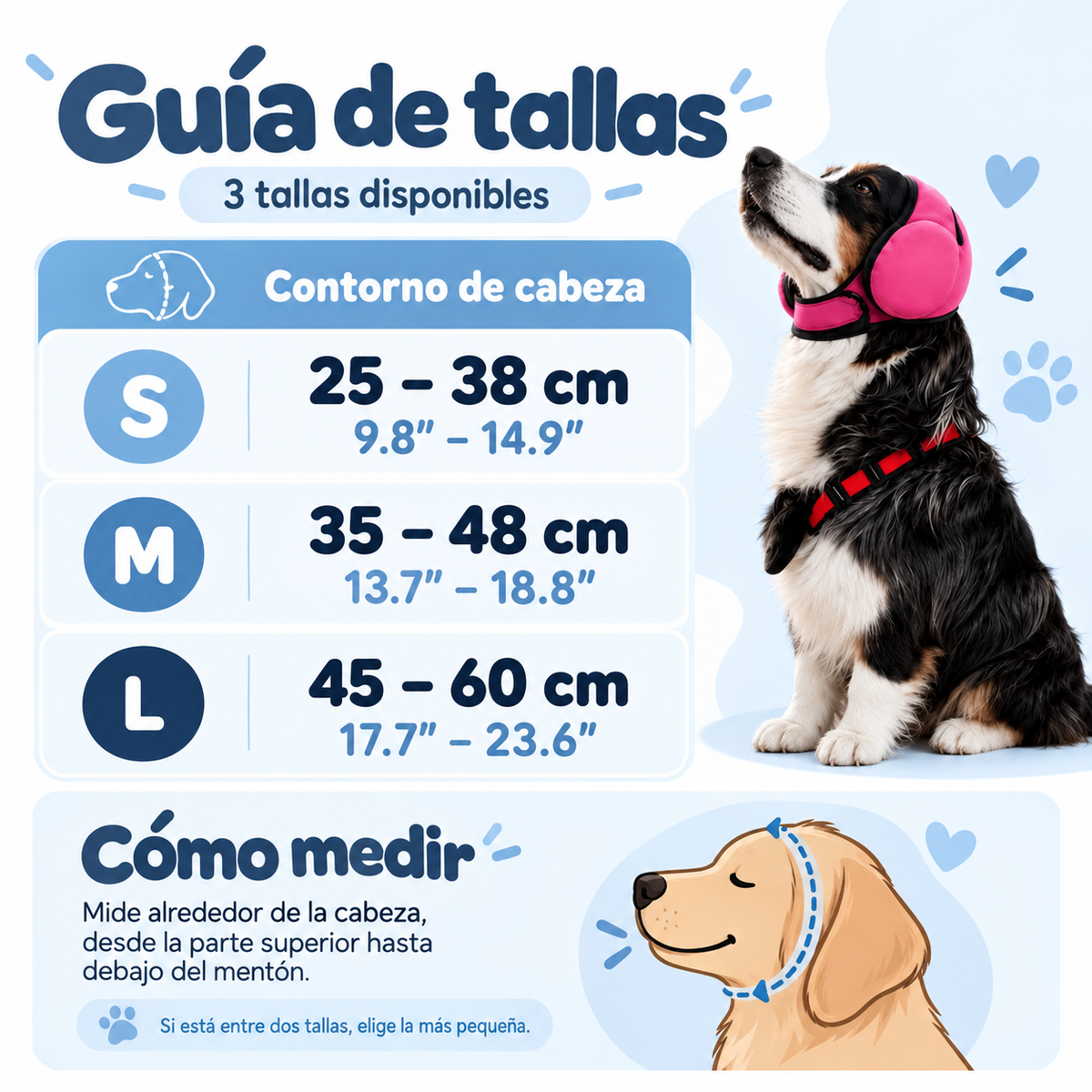 Orejeras Klaroleak para mascotas